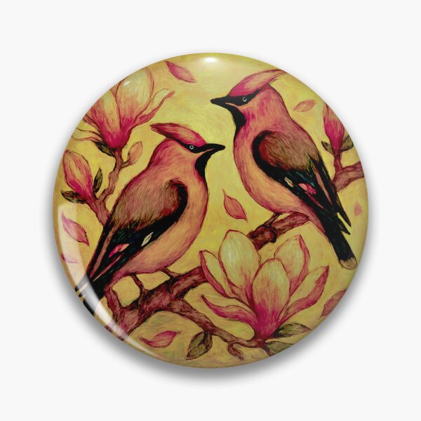 Item preview, Whispers of Spring : Bombycilla garrulus Bohemian waxwing #8 designed and sold by Helios Be. Lavsh.