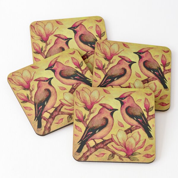 Item preview, Whispers of Spring : Bombycilla garrulus Bohemian waxwing #8 designed and sold by Helios Be. Lavsh.