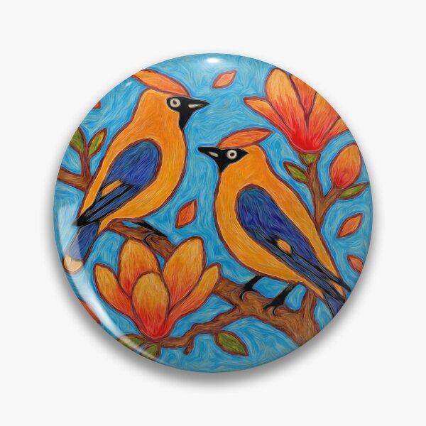 Item preview, Whispers of Spring : Bombycilla garrulus Bohemian waxwing #9 designed and sold by Helios Be. Lavsh.