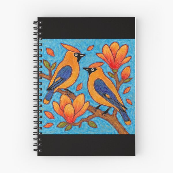 Item preview, Whispers of Spring : Bombycilla garrulus Bohemian waxwing #9 designed and sold by Helios Be. Lavsh.