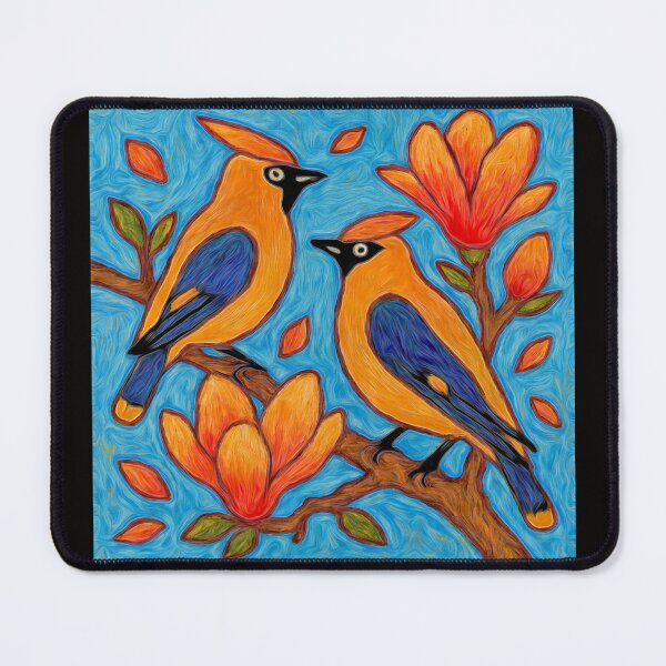 Item preview, Whispers of Spring : Bombycilla garrulus Bohemian waxwing #9 designed and sold by Helios Be. Lavsh.