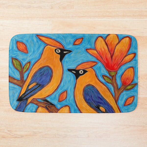 Item preview, Whispers of Spring : Bombycilla garrulus Bohemian waxwing #9 designed and sold by Helios Be. Lavsh.