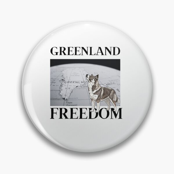 Item preview, Greenland Freedom wolf Right Movement Free Greenland  designed and sold by CyberArtistOne.