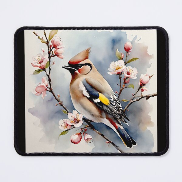 Item preview, Whispers of Spring : Bombycilla garrulus Bohemian waxwing #10 designed and sold by Helios Be. Lavsh.
