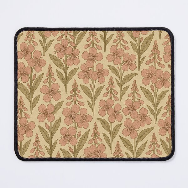 Item preview, Vintage Fireweed Pattern – Alaska Wildflower Botanical Cottagecore Design designed and sold by Alaska Magick.