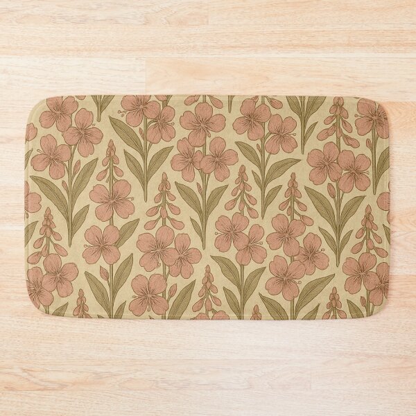 Item preview, Vintage Fireweed Pattern – Alaska Wildflower Botanical Cottagecore Design designed and sold by Alaska Magick.