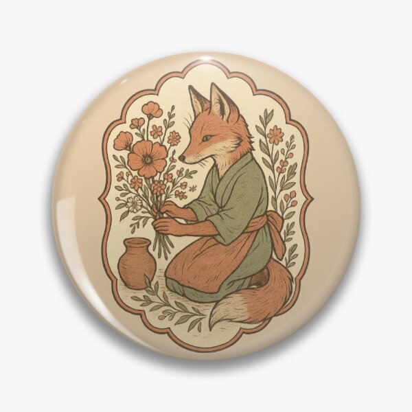 Artikelvorschau, Leiser Fuchs sammelt Wildblumen entworfen und verkauft von EdvvinStudios.