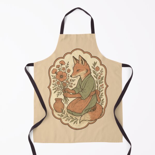 Item preview, Quiet Fox Gathering Wildflowers designed and sold by EdvvinStudios.