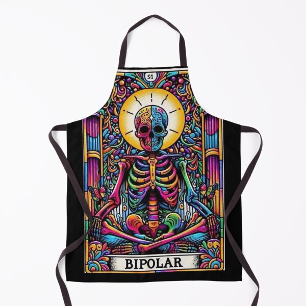 Item preview, Bipolar Tarot Card | Mystical Occult Journal with Dark Tarot Art Cover designed and sold by Compass and a Camera.