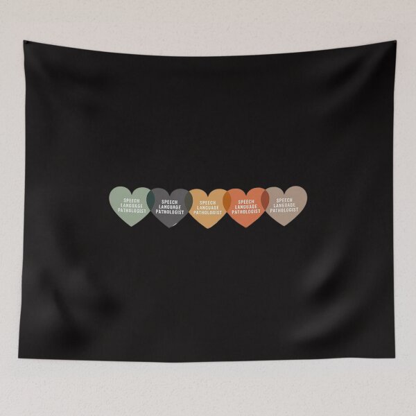 Item preview, Speech Language Pathologist Teacher Hearts Back to School designed and sold by rutimenta.