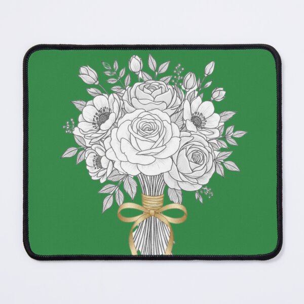 Item preview, KawisStarr Golden Botany – Minimalist Bouquet with Golden Ribbon designed and sold by KawisStarr.