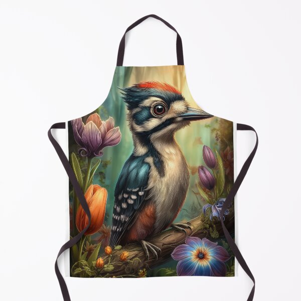 Artikelvorschau, Specht in floraler Fantasie entworfen und verkauft von PetsArt.