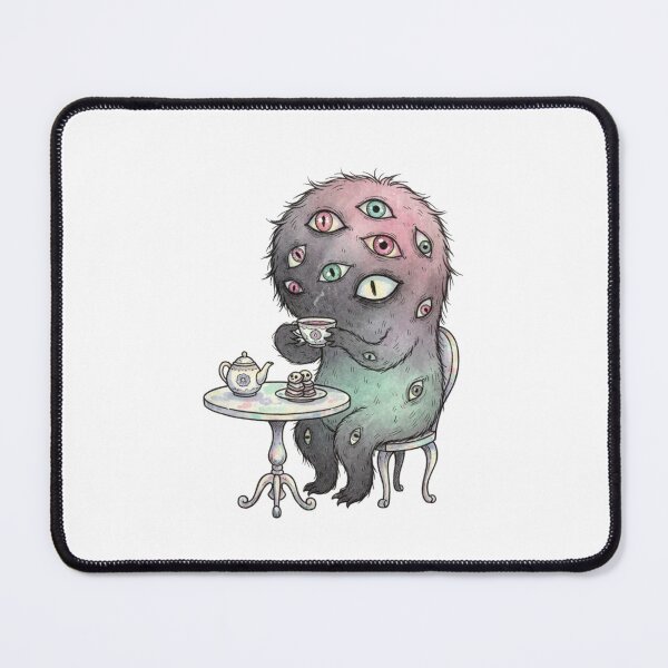 Item preview, Tea Time Monster | Weirdcore Many Eyes Aesthetic designed and sold by Maclaw200d.