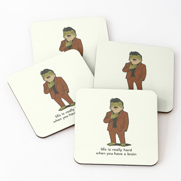 Item preview, Life Is Really Hard Funny Frog designed and sold by CamaleonDesigns.