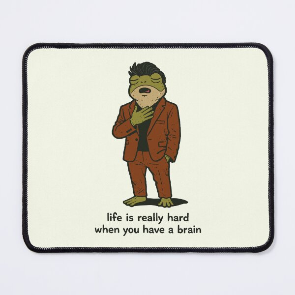 Item preview, Life Is Really Hard Funny Frog designed and sold by CamaleonDesigns.