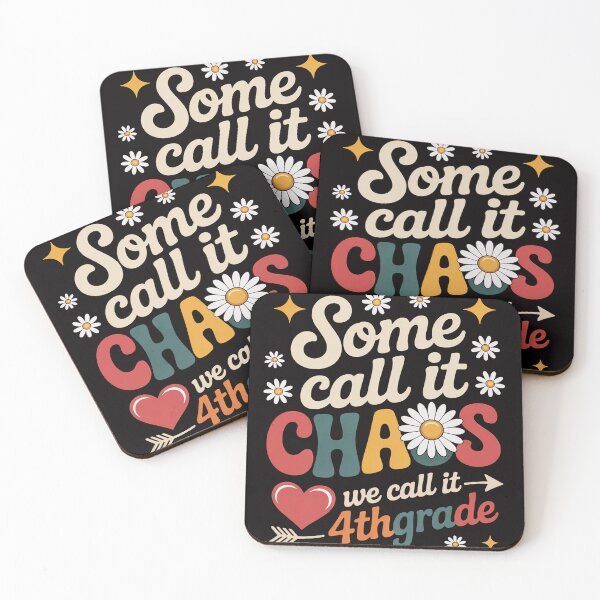Item preview, Some Call It Chaos We Call It 4th Grade Fourth Grade Teacher designed and sold by rutimenta.