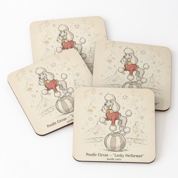 Item preview, Poodle Artist – Lucky Talent designed and sold by VisualRotaStudio .