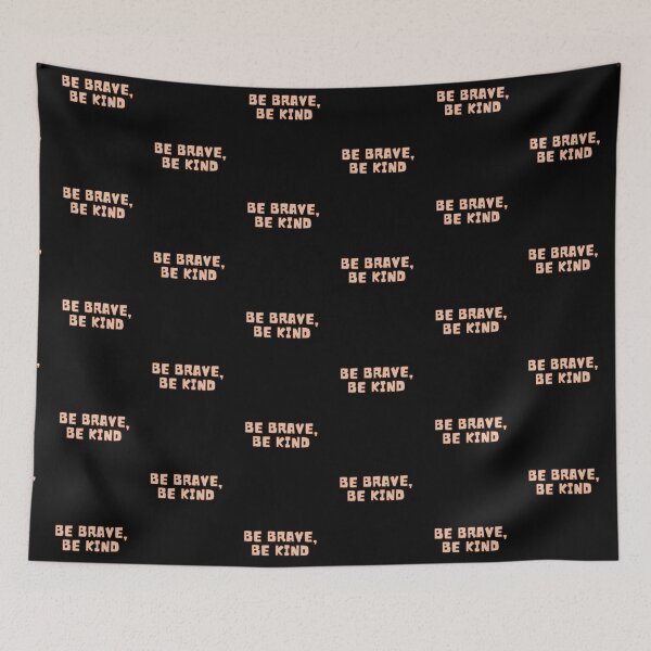 Item preview, Be Brave, BE Kind - Motivational, Minimalistic Design designed and sold by AtushaSpark.