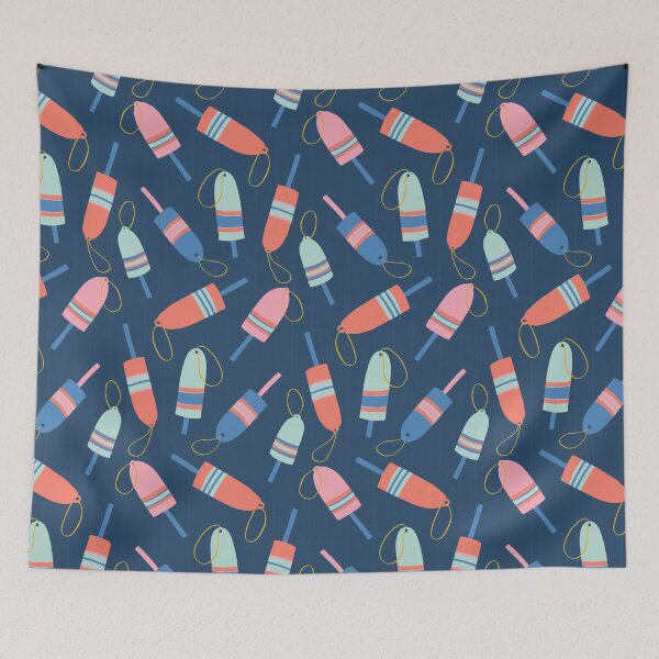 Item preview, Oh Buoy! (Navy) designed and sold by Rebecca Scott Design.
