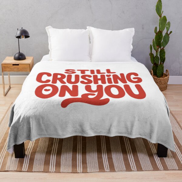 Item preview, Still Crushing On You - Cute Valentine Typography Design designed and sold by MKreative Studio.