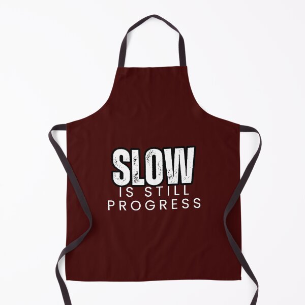 Item preview, Slow Is Still Progress Minimal Fitness Shirt | Workout Humor designed and sold by The Firestarter T-shirt Store.