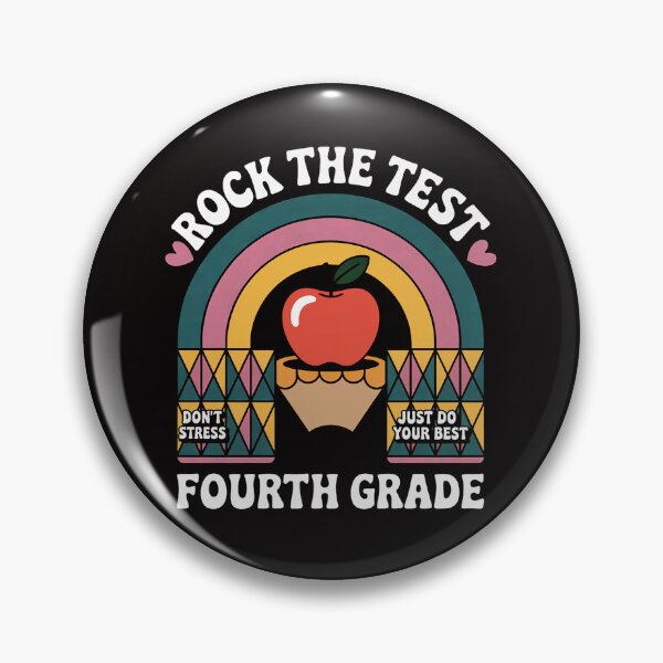 Item preview, Rock The Test Day 4th Grade Teacher Fourth Grade Testing Day designed and sold by rutimenta.