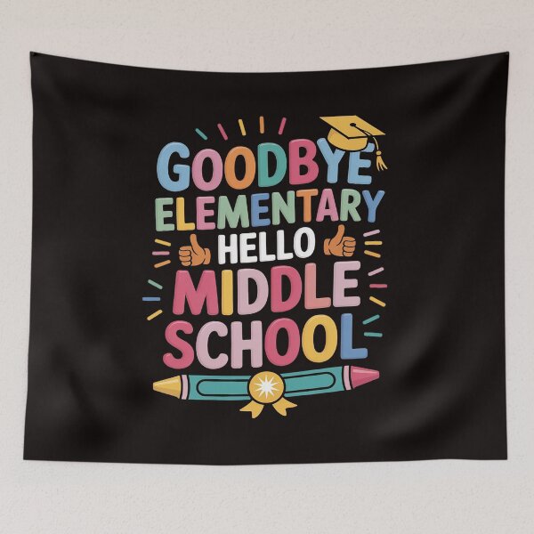 Item preview, Graduation From Elementary To Middle School Gifts designed and sold by RONALPARAD.