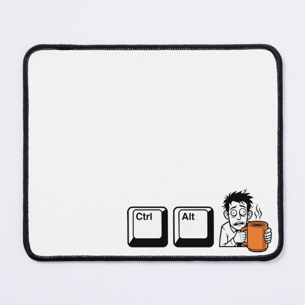 Item preview, Ctrl Alt Coffee - Funny Tech Keyboard Shortcut designed and sold by ReadOnlyFridays.