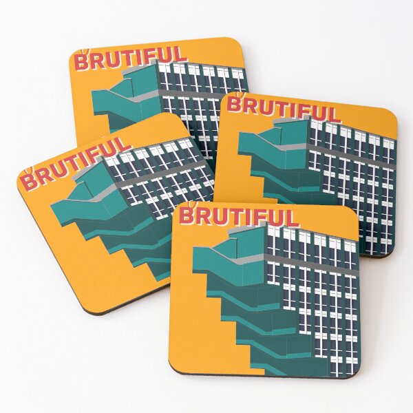 Item preview, Hotel du Lac, Tunis - You are so Brutiful in Colour designed and sold by sketchingarchi.