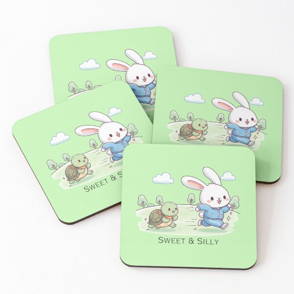 Item preview, Bunny and Turtle Cute Design designed and sold by LoudVictory.