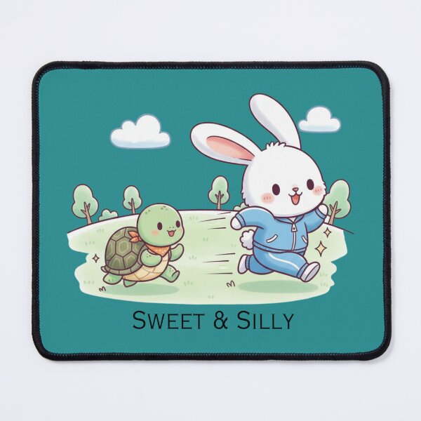 Item preview, Bunny and Turtle Cute Design designed and sold by LoudVictory.