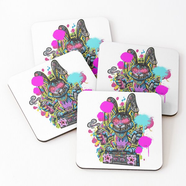 Item preview, street rabbit designed and sold by MindWanderArt.