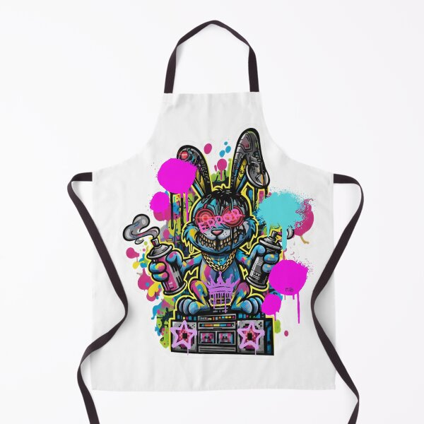 Item preview, street rabbit designed and sold by MindWanderArt.