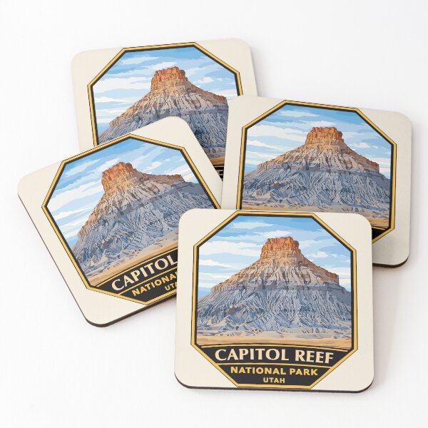 Item preview, Capitol Reef National Park Utah Sticker designed and sold by Gideon Emmerich.