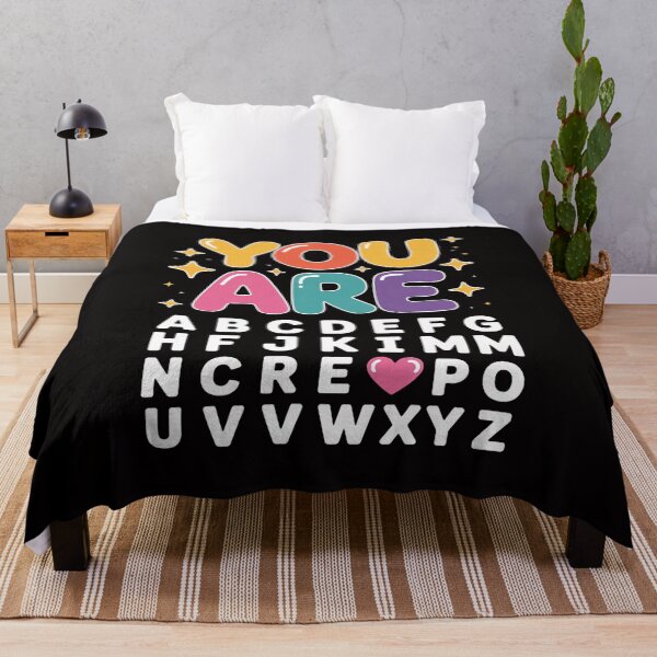 Item preview, You Are Letters Alphabet Learn ABCs Boy Girl Reading Teacher designed and sold by rutimenta.