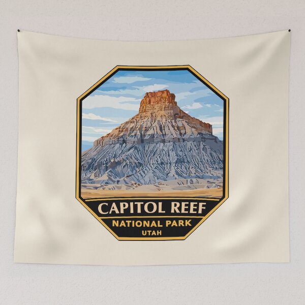 Item preview, Capitol Reef National Park Utah Sticker designed and sold by Gideon Emmerich.
