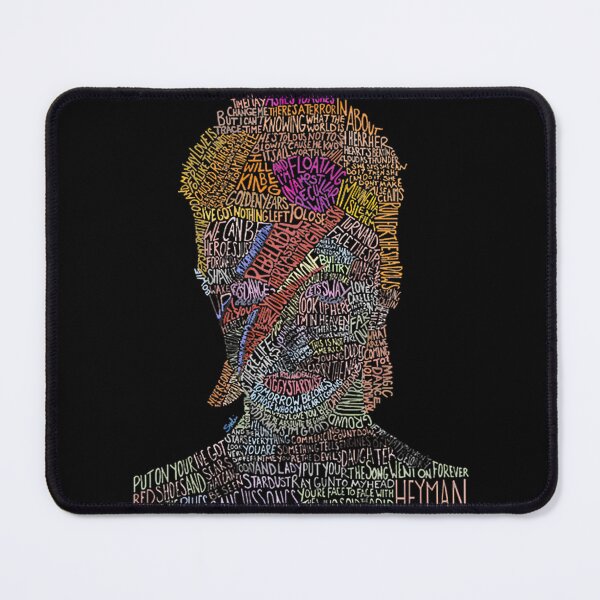 Item preview, Colorful David Bowie Lyricquote Portraitpngpng designed and sold by BooZooBoutique.