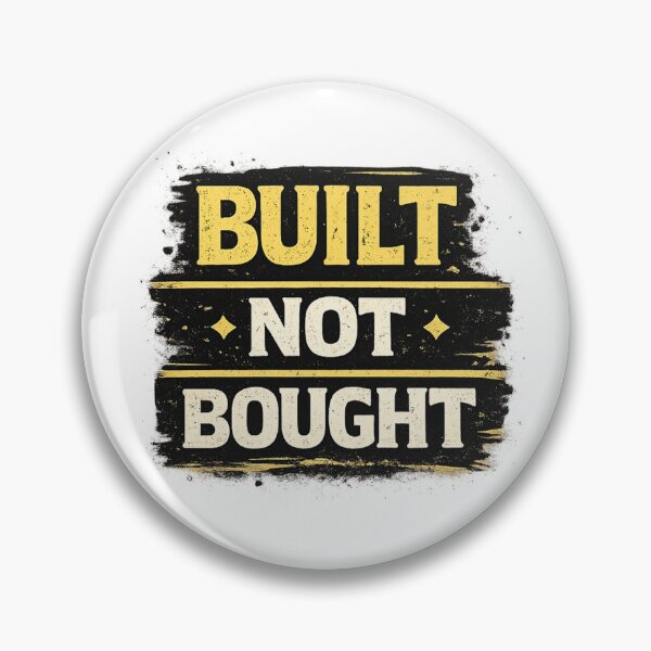 Item preview, Built Not Bought Funny Construction Worker T-Shirt designed and sold by Designpnl.