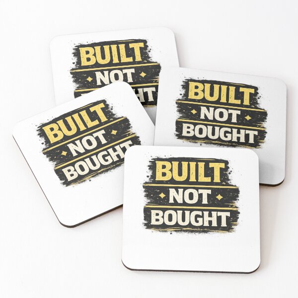 Item preview, Built Not Bought Funny Construction Worker T-Shirt designed and sold by Designpnl.
