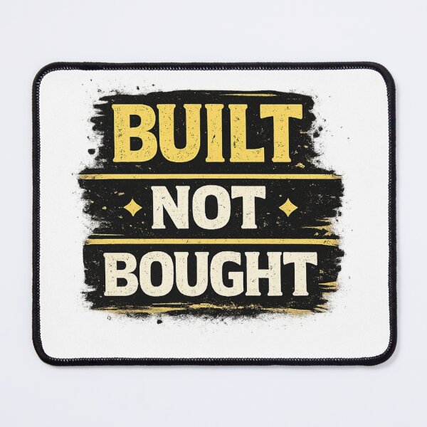 Item preview, Built Not Bought Funny Construction Worker T-Shirt designed and sold by Designpnl.