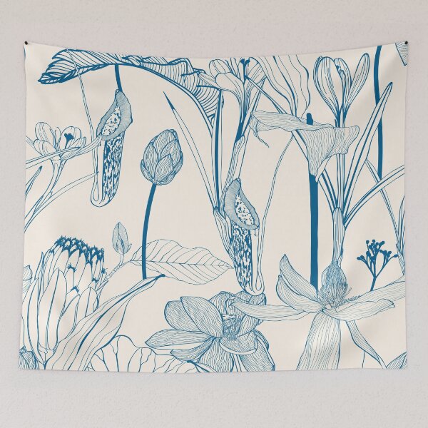 Item preview, Floral seamless pattern. Tropical flowers background. designed and sold by MatyKotiv.