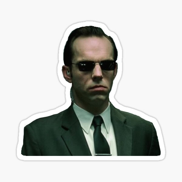 Agent Smith Stickers | Redbubble