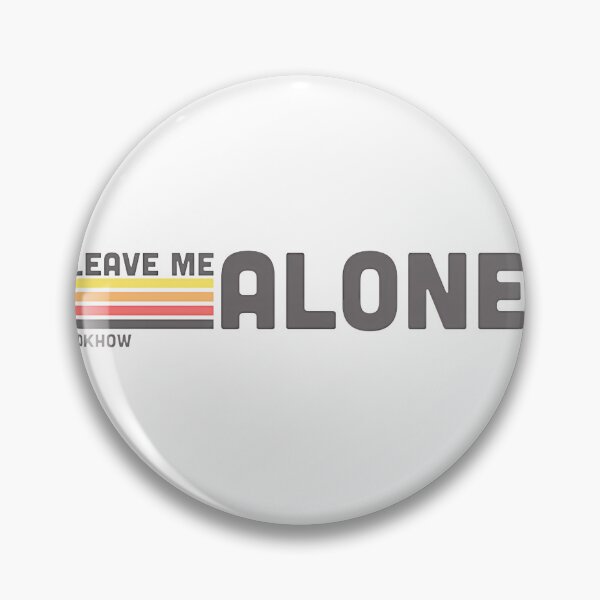 Item preview, Leave Me Alone Retro Stripe Idkhow designed and sold by WaddleWonders.