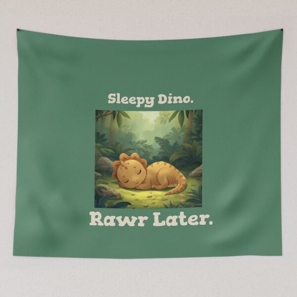 Item preview, Sleepy dino. Rawr later designed and sold by AJ Teendahan.