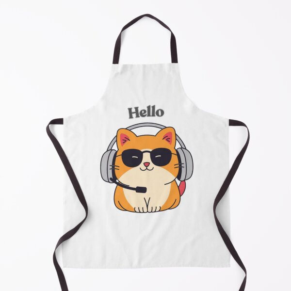 Item preview, cat hello designed and sold by RHINOHANDICRAFT.