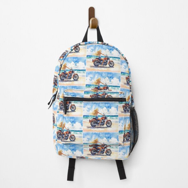 Item preview, Freedom in the summer breeze, cruiser with blonde woman designed and sold by LiskoDesign.