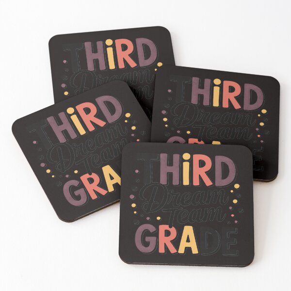 Item preview, Third 3rd Grade Dream Team Back To School Teacher Student designed and sold by RONALPARAD.