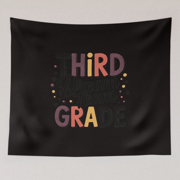 Item preview, Third 3rd Grade Dream Team Back To School Teacher Student designed and sold by RONALPARAD.
