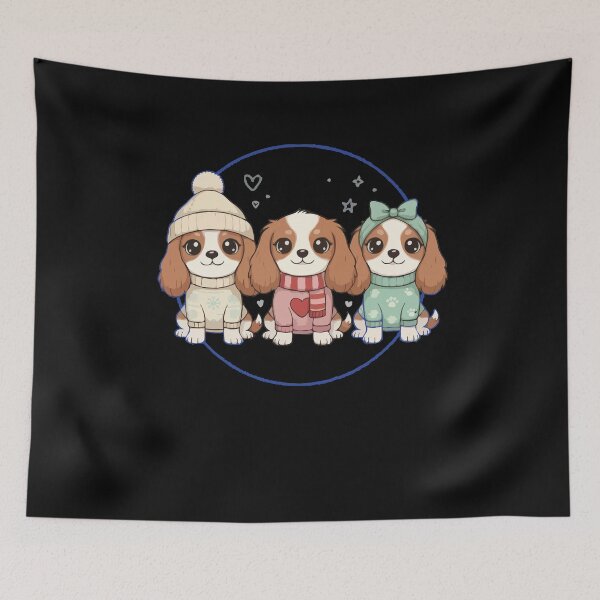Item preview, Cute Cavalier King Charles Spaniel Valentine Love designed and sold by MizoX7.