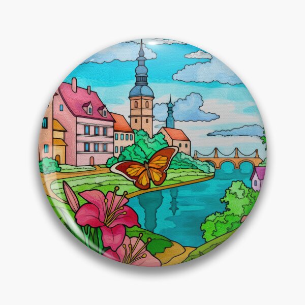 Item preview, Belgrade in Bloom - A Riverside Story designed and sold by Anas Arts.